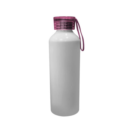 BOTELLA ALUMINUM CARIBE 750ML, Botella de aluminio con correa de plástico colores. Capacidad: 750 ml Empaque: 50 pzas.