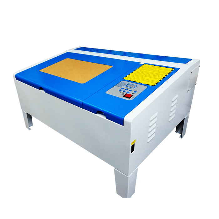 GRABADORA LASER CO2 40W 380X260MM, Sistema láser de CO2 ideal para grabado láser sobre materiales planos como: madera, cartón, MDF, vidrio, etc.