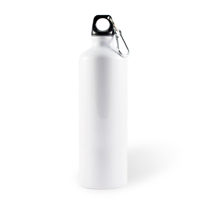BOTELLA-BLANCA-750ML, Botella deportiva de aluminio 750ml. Blanca
