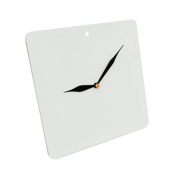 RELOJ-CUADRADO, Reloj de MDF. 5mm. Cuadrado